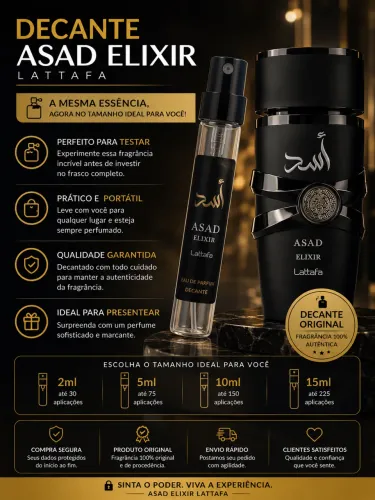 Decante Assad elixir 100% original
