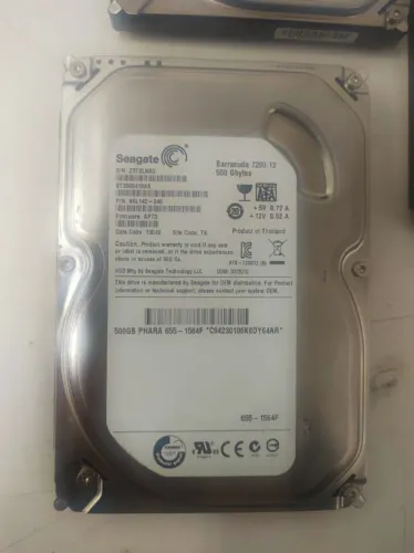 HD Seagate 500GB SATA 7200RPM | ST3500418AS | Testado e Saudável