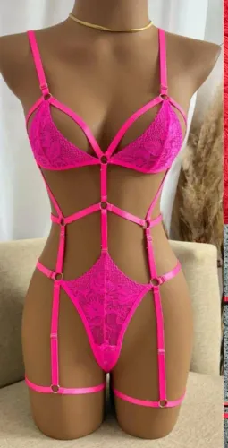 Lingerie body gladiadora Vermelho 