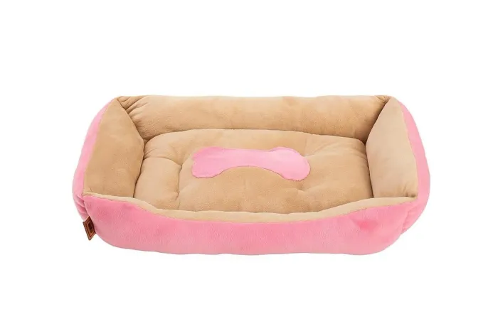 Kit Fêmea premium: Cama Oxford e comedouro duplo. PROMOÇÃO ÚLTIMAS UNIDADES