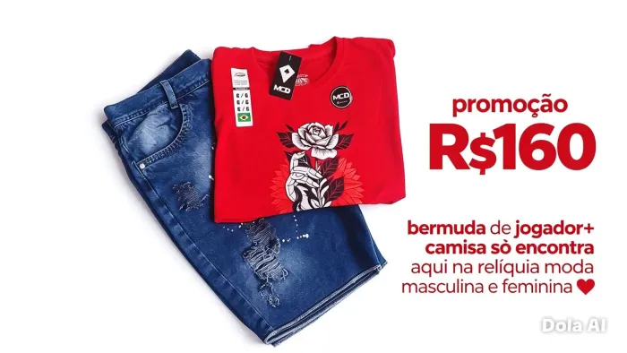 Loja relíquia moda masculina e feminina ?