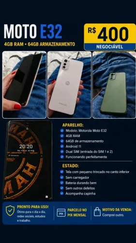 Celular MotoE32
