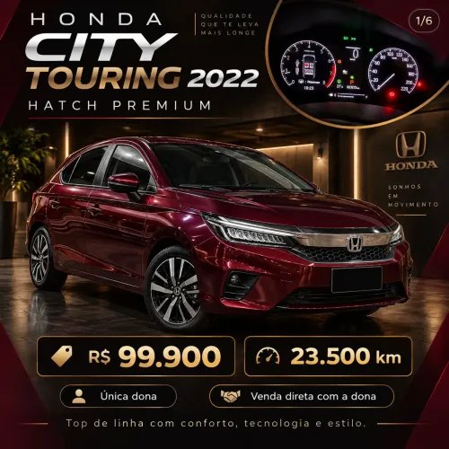 Honda City Hatchback Touring 1.5 Flex 16V Aut. 2022