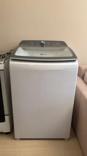 Máquina de Lavar Brastemp 12kg | Água Quente + Cesto Inox | Ótimo Estado