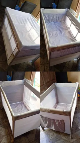 Berço de bebê Burigotto Portátil Desmontável