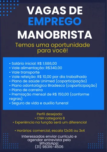 Oportunidade de emprego