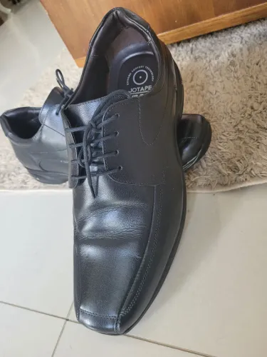 Sapato social jotape preto Air Bag 3d