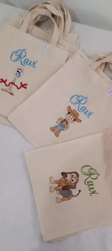 Ecobag bolsa personalizada bordada