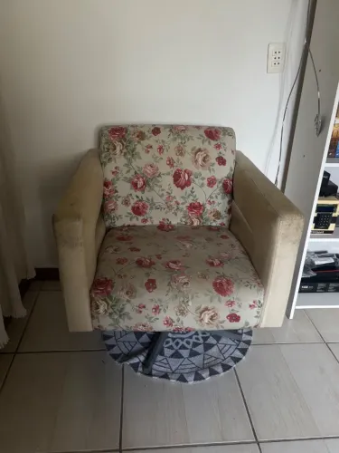 Poltrona vintage para restauração