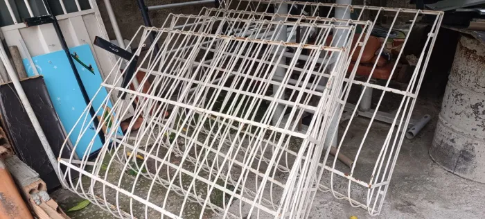 Grade de ferro maciça para janela 