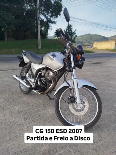 2007 CG 150 ESD Partida e Freio a Disco