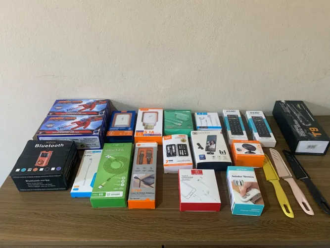 Estoque a venda produtos novos