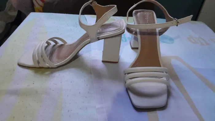 Salto bloco off white Constance