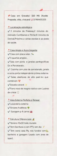 Casa pra trocar por chácara ou sítio 