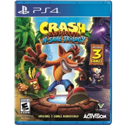 Vendo Crash bandicoot N Sane Trilogy Ps4 Midia Fisica