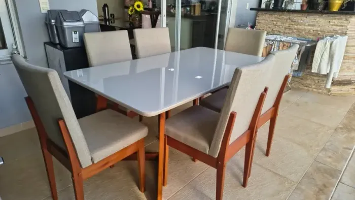 Mesa 90X160 (6 cadeiras)