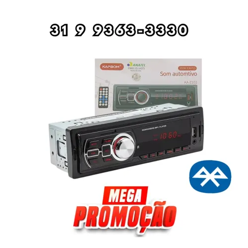 Promoção - rádio automotivo com Bluetooth - Pronta Entrega