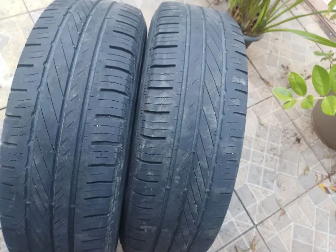 Pneus aro 14 175/70 em bom estado $200