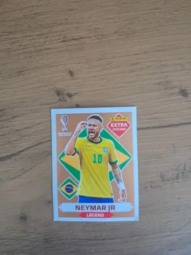 Figurinha legend bronze Neymar copa 2022