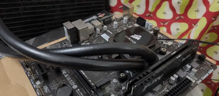 Kit b550 ryzen 5600x, 64gb ram + watercooler 