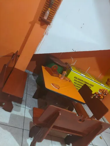 3 jogo de Mesa de pedra de ardósia