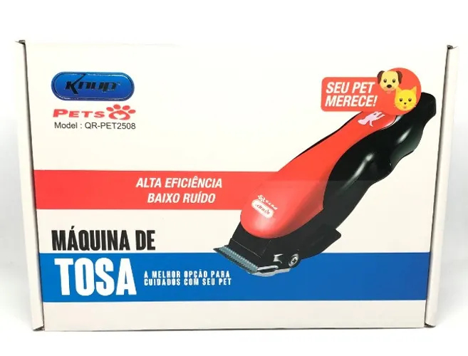 Máquina Tosa Alta Eficiência Baixo Ruído 127v Knup QR-PET2508 Nova Na Caixa