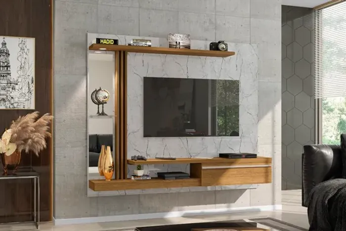 Painel Denver com ripa decorativas!!?? Tt142m