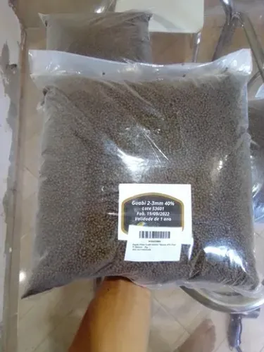 Ração alevinos 40% proteína tilápias, carpas , pacu, 1kg