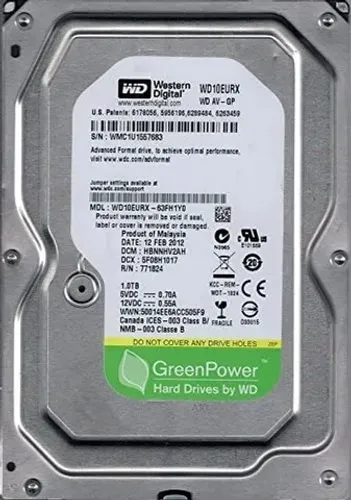 HD 500GB Western Digital wd5000asds Para Desktop