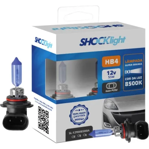 Lâmpada Farol HB4 Super Branca 8500K - 129006