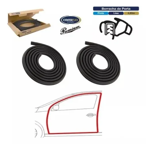 Kit Borracha Guarnição Portas Sprinter - Linha Premium
