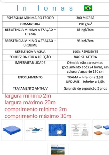 Lonas impermeáveis multiuso