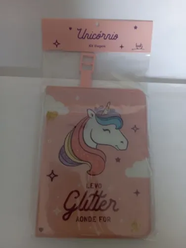 Kit Viagem Unicórnio - Glitter Levo Onde For