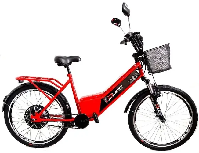 Bicicleta Elétrica Aro 26 Duplo Duos Confort Com Alarme e Trava Roda 21131