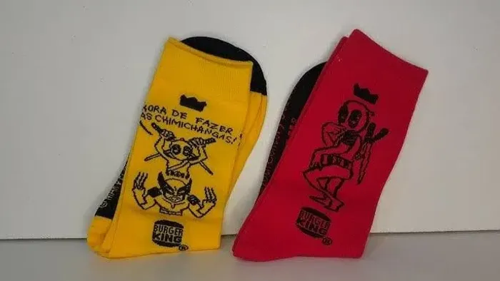Meia Deadpool Wolverine
