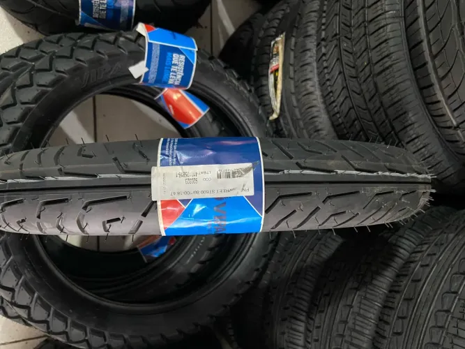 Pneu vipal 80/100/18 (sem câmara) instalação grátis