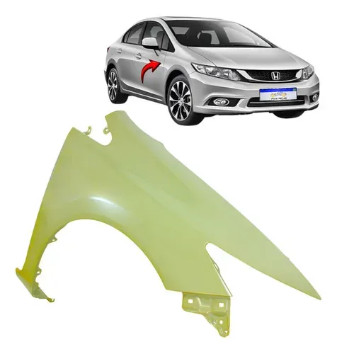 Paralama Honda Civic 2012 2013 2014 2015 2016 Dianteiro L.d