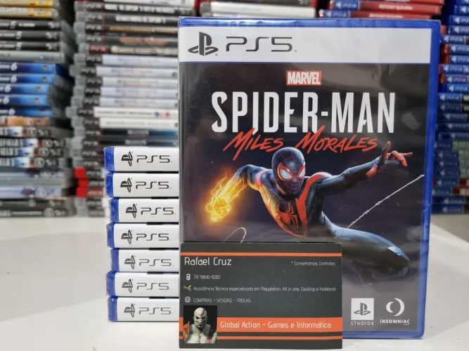 Spider Man Miles Morales Versão Padrão PS5 - (Físico/Lacrado)