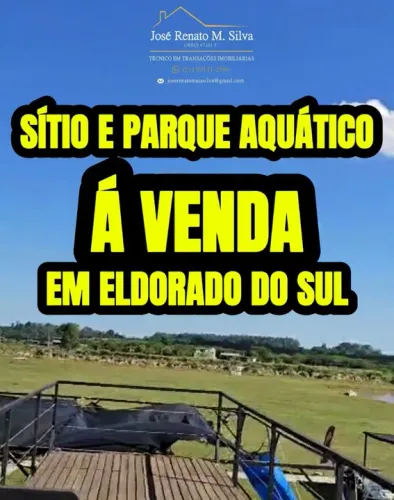 Vendo ou alugou, Sítio e Parque Aquático à Venda em Eldorado do Sul no