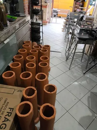 Manilha de barro e curva