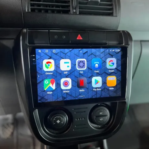 Tela 9 polegadas Carplay sem fio Android fox SPACEFOX 