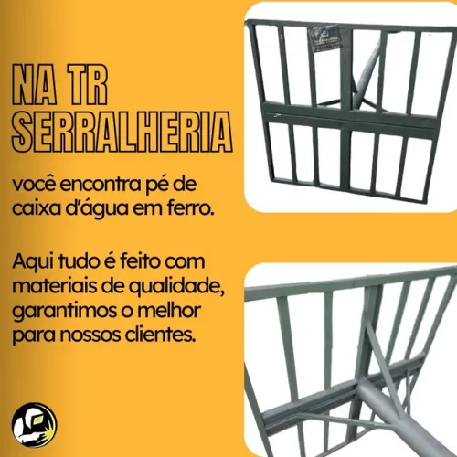 Pé de caixa de água 1.000 litros ou 500 litros