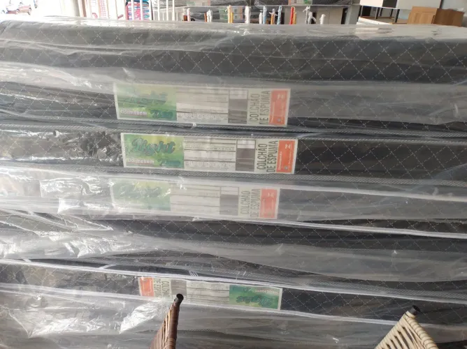 Colchão solteiro novos tecido preto PROMOÇÃO IMPERDÍVEL
