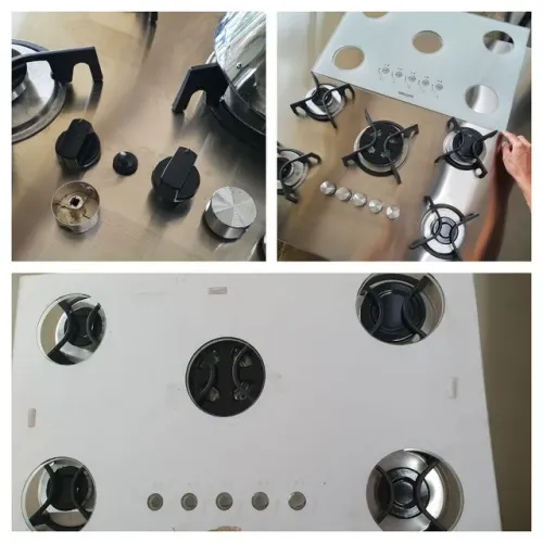 Vidro Cooktop suggar 5 bocas fogao temperado branco original