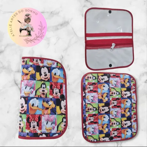 Porta higiene bucal Porta-trecos Mickey Mouse