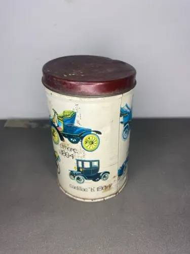 Lata antiga fita adesiva 3m decorativa com carros