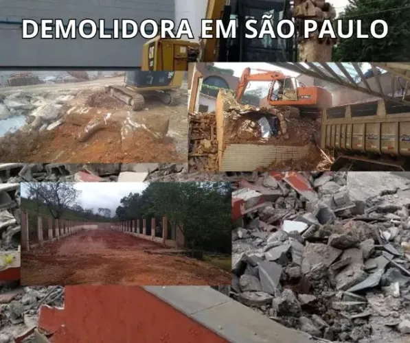  Demolição  Residências e Empresariais
