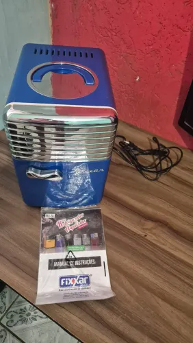 Mini geladeira e aquecedor 5 litros Fixxar FIX-5L - Usado, em ótimo estado<br>