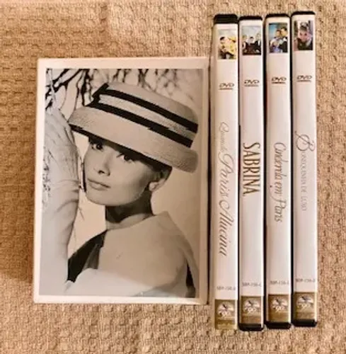 Box com 4 DVDs: Audrey Hepburn Collection (Com luva)