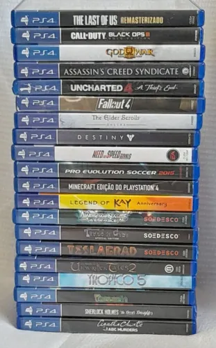 Jogos PS4 - 20 jogos diversos 
